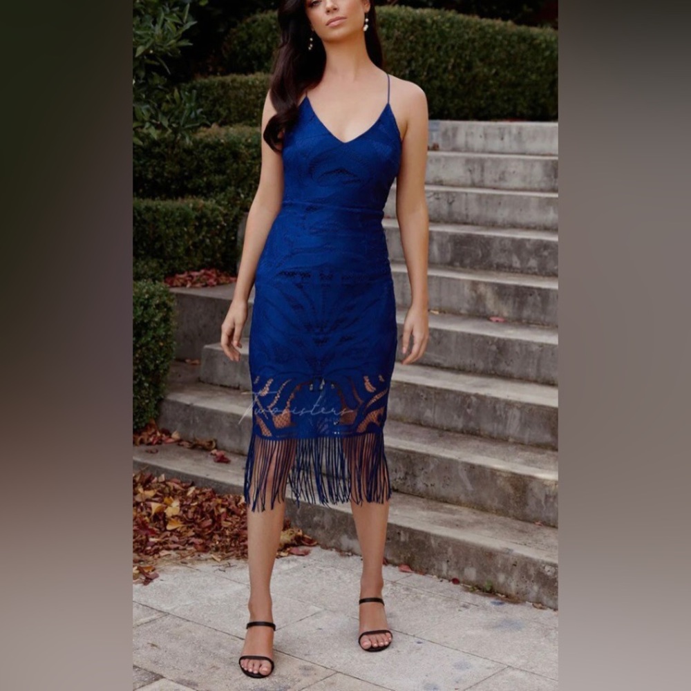 Khaleesi Dress Two Sisters the Label - Navy Blue